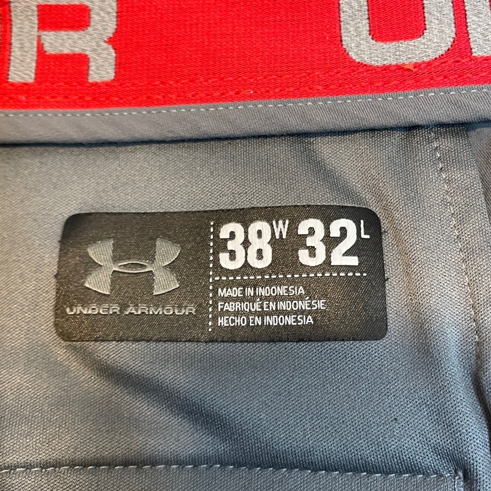 Under Armour Mens Pants 38/32 Gray Golf Training Athletic Casual - Picture 4 of 8